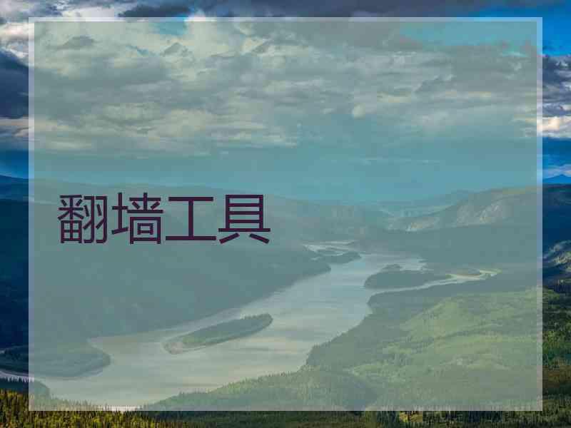 翻墙工具