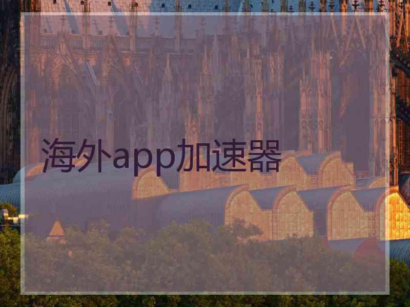 海外app加速器
