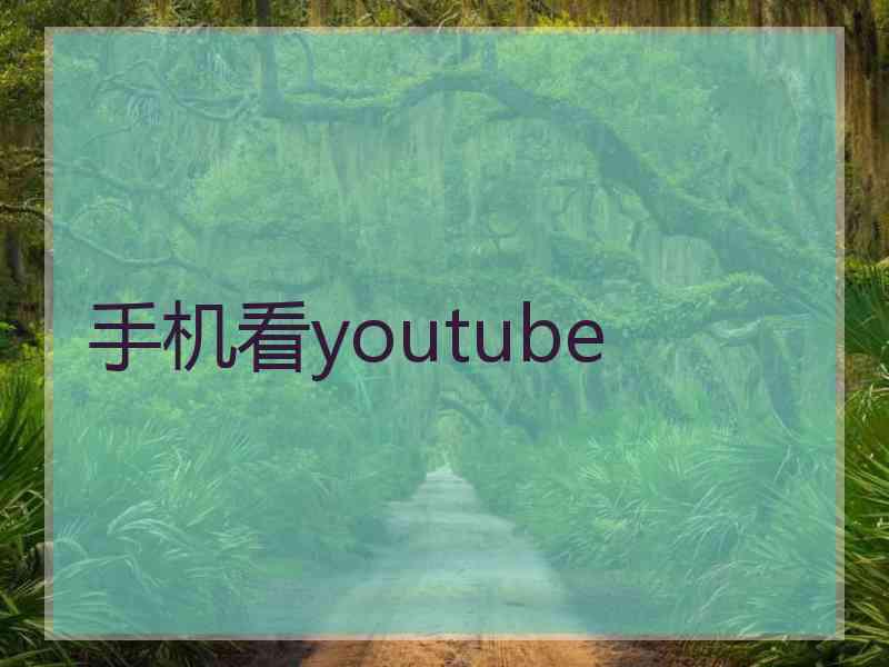 手机看youtube
