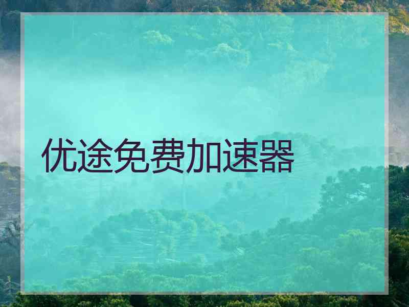 优途免费加速器