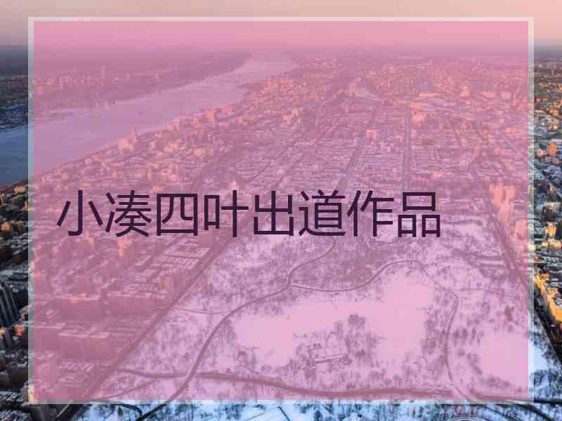 小凑四叶出道作品