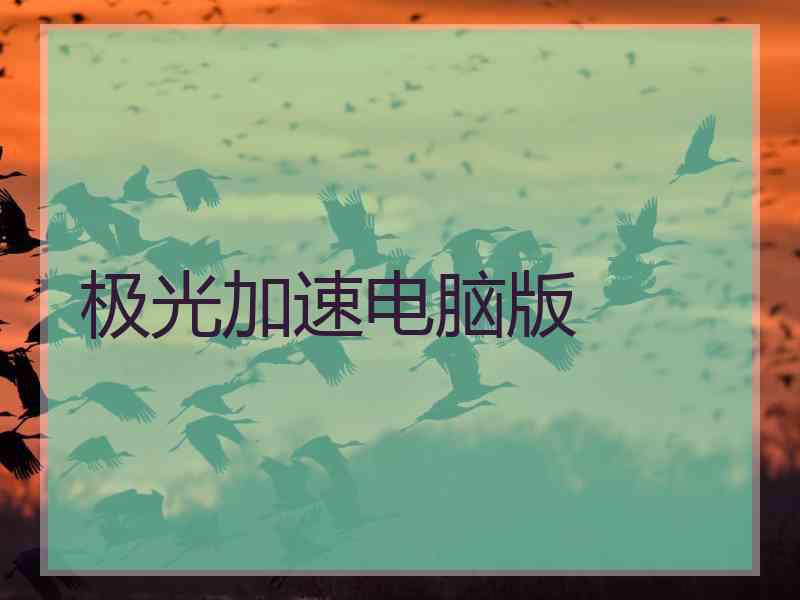极光加速电脑版