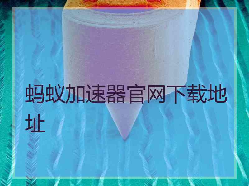 蚂蚁加速器官网下载地址