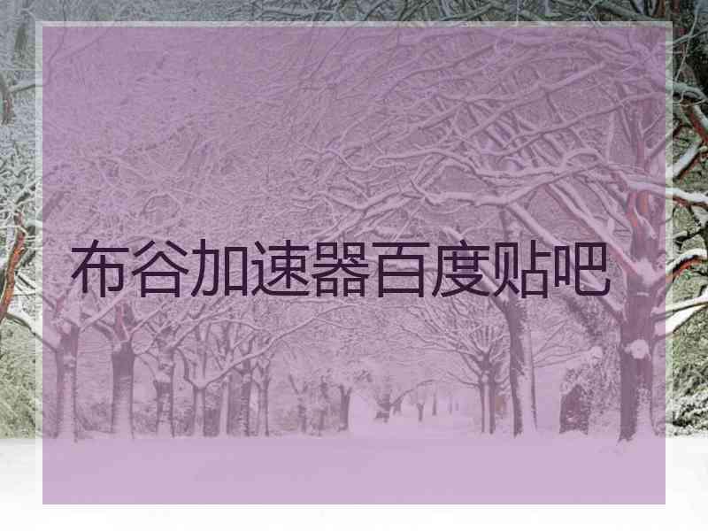 布谷加速器百度贴吧