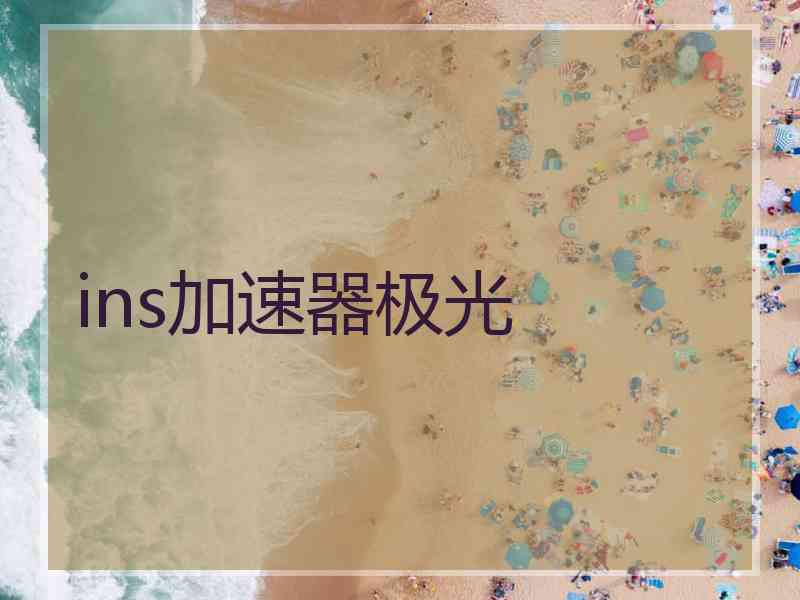 ins加速器极光