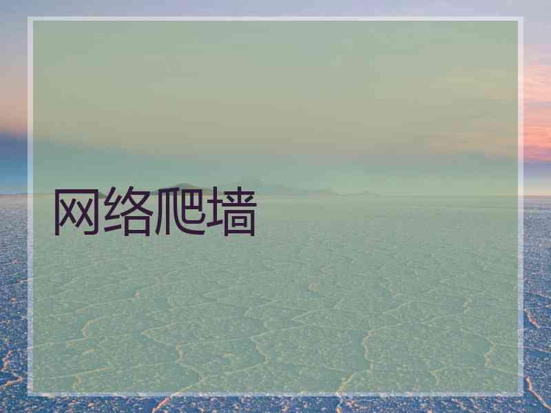 网络爬墙