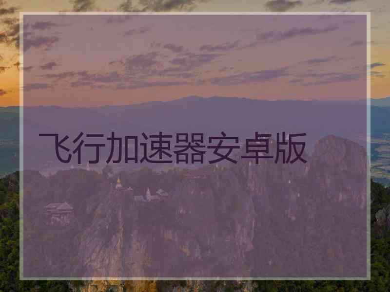 飞行加速器安卓版