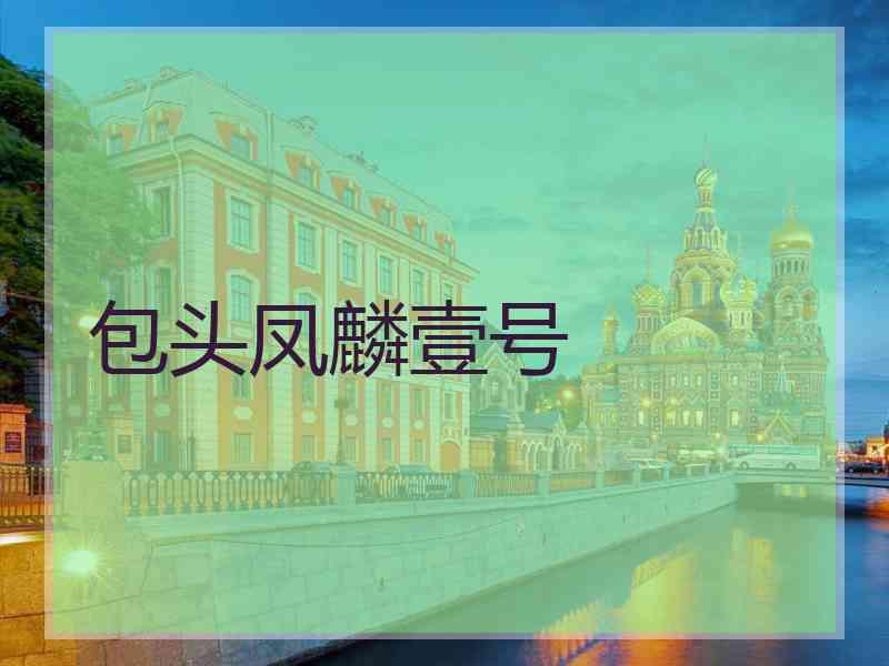 包头凤麟壹号