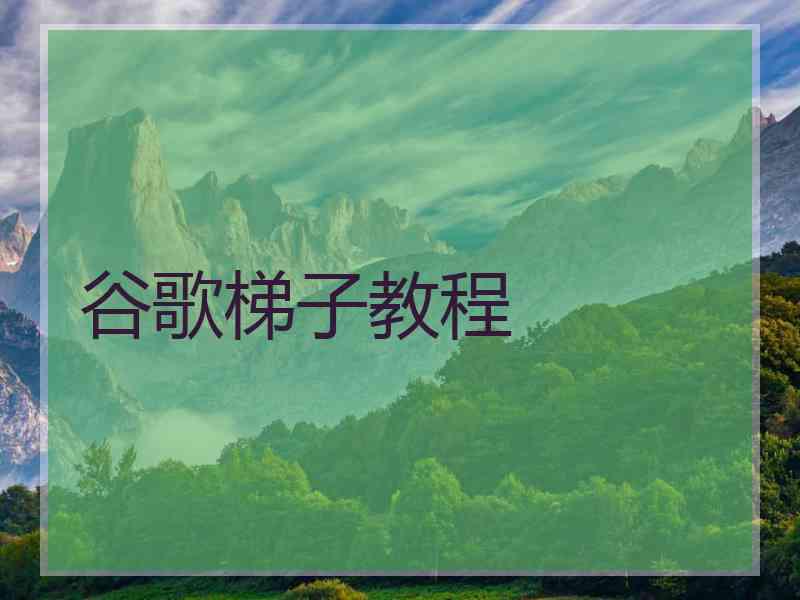 谷歌梯子教程