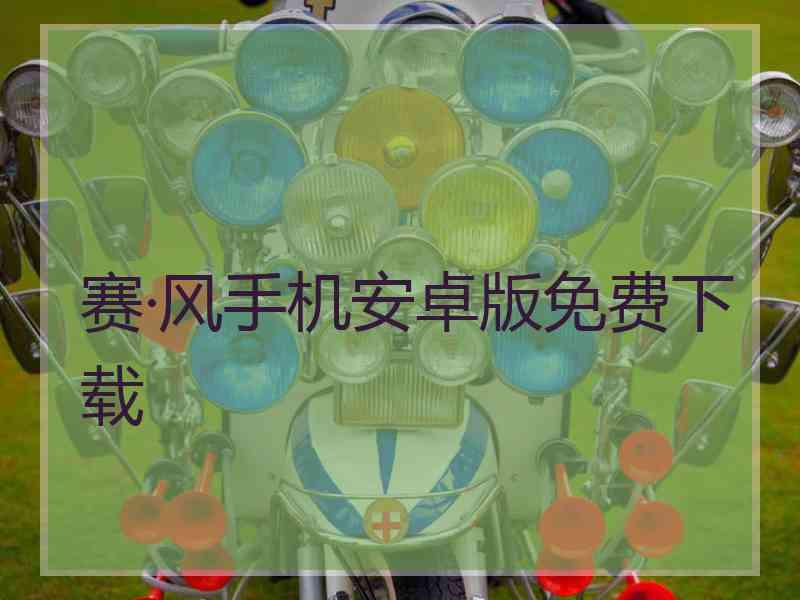 赛·风手机安卓版免费下载
