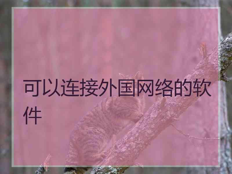 可以连接外国网络的软件