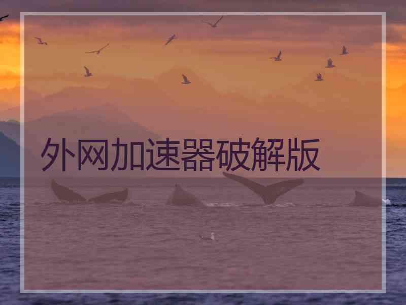 外网加速器破解版