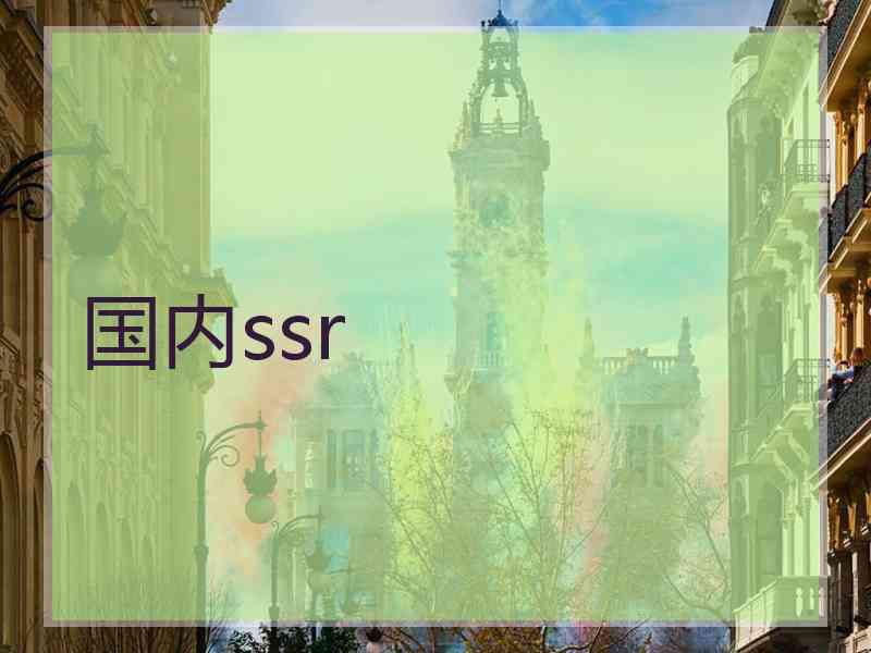 国内ssr