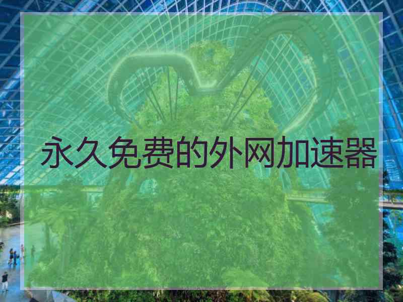 永久免费的外网加速器