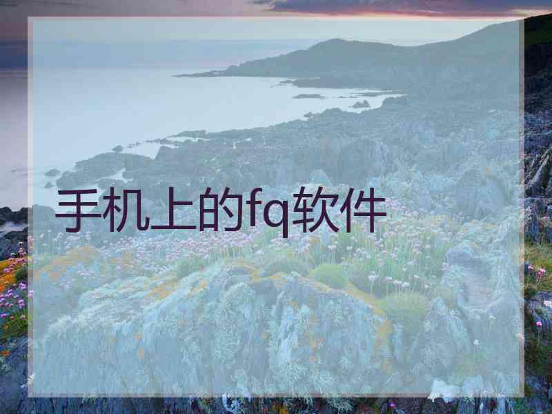 手机上的fq软件