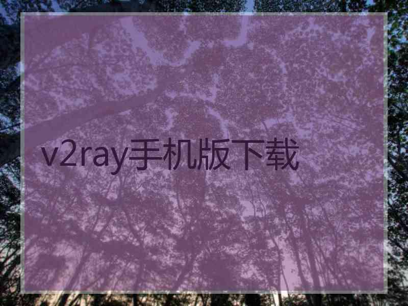 v2ray手机版下载