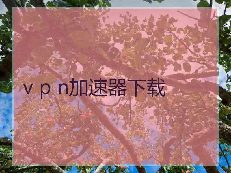 v p n加速器下载