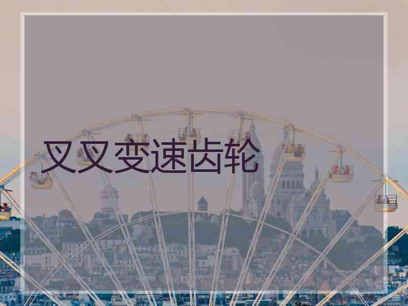 叉叉变速齿轮