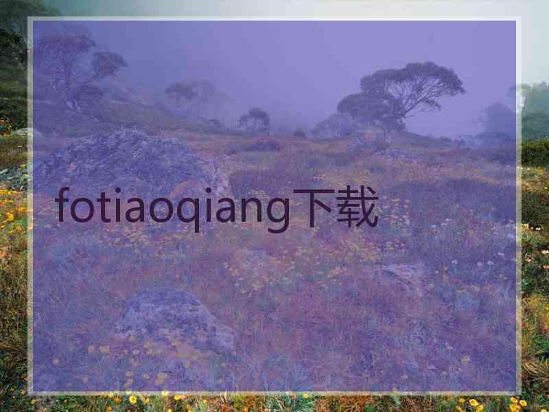 fotiaoqiang下载