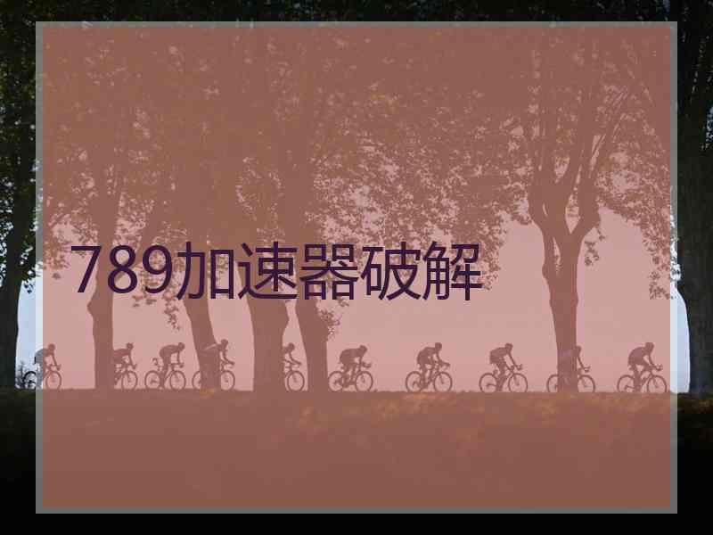 789加速器破解