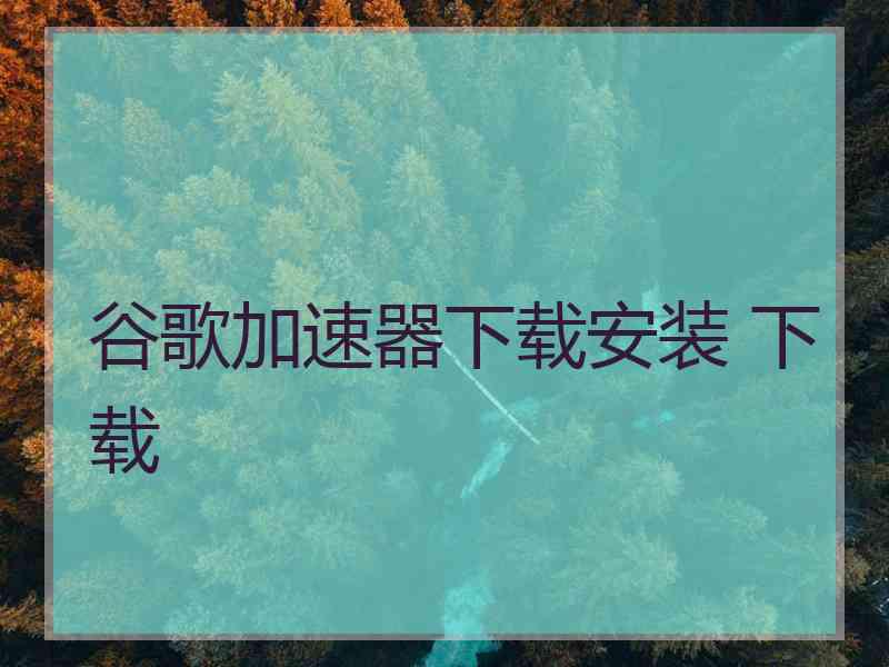 谷歌加速器下载安装 下载