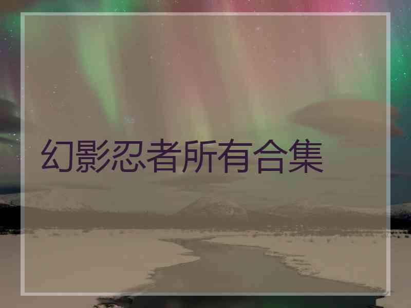幻影忍者所有合集