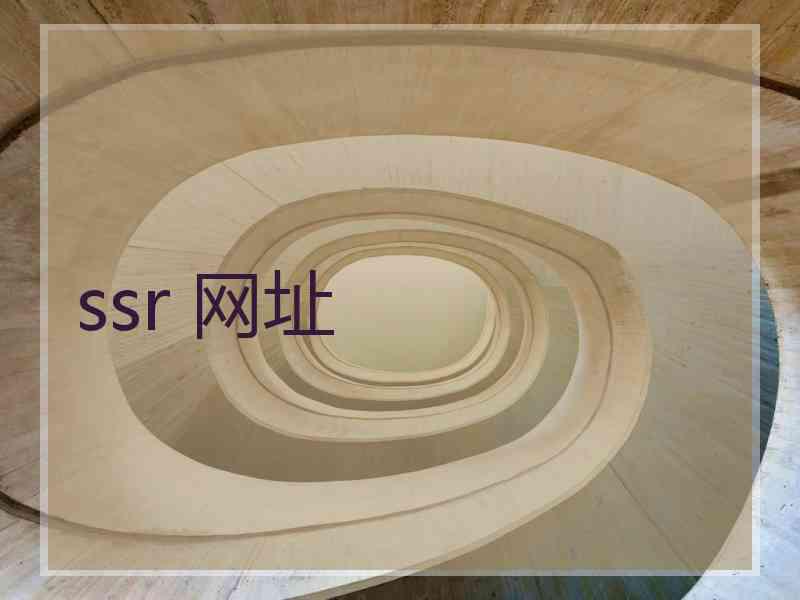 ssr 网址