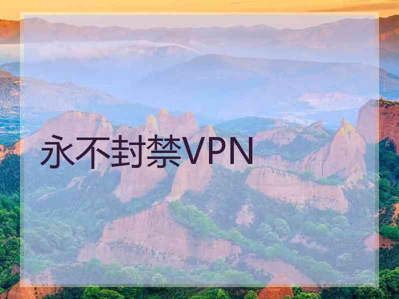 永不封禁VPN