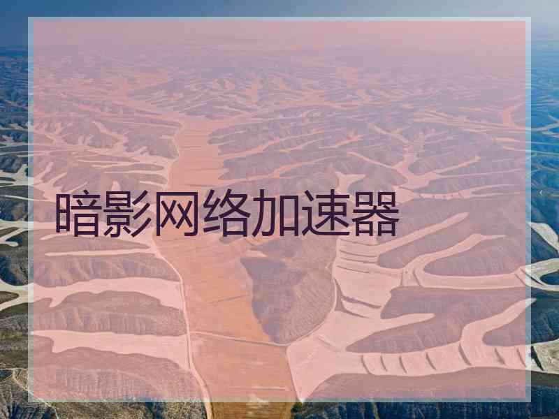 暗影网络加速器