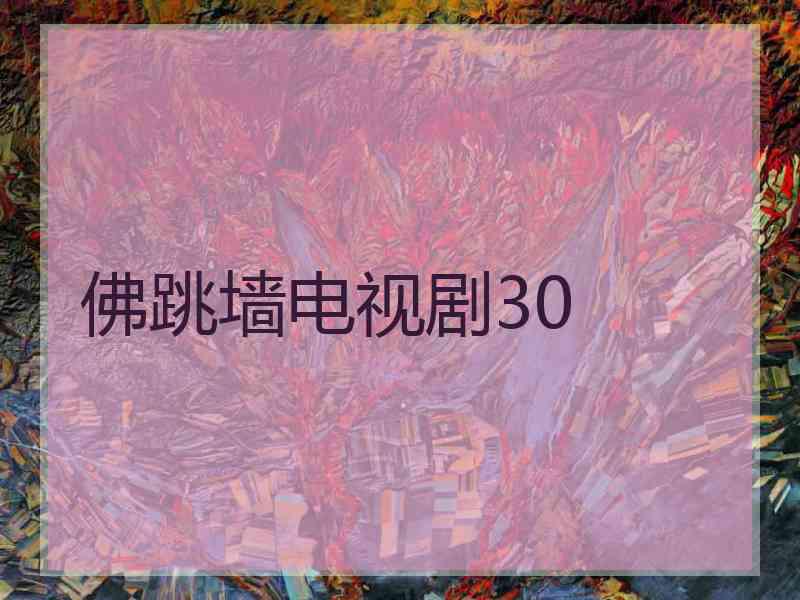 佛跳墙电视剧30
