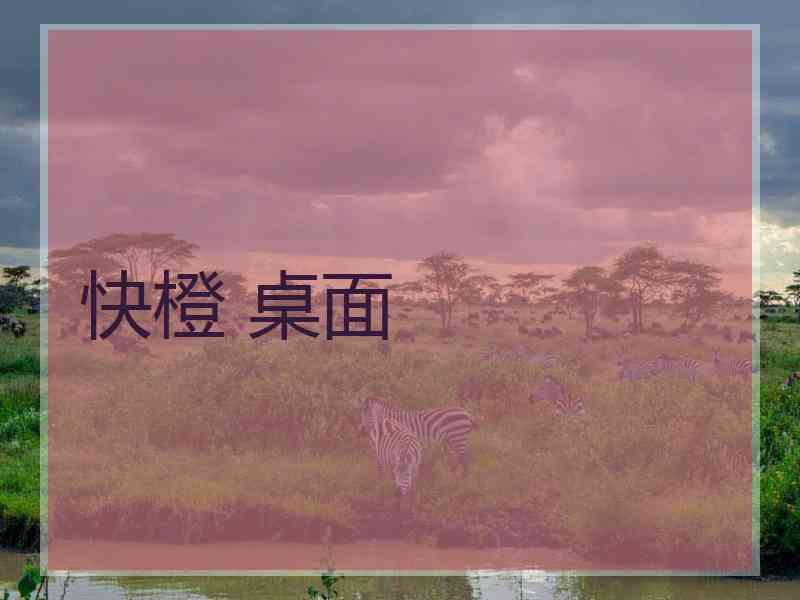 快橙 桌面