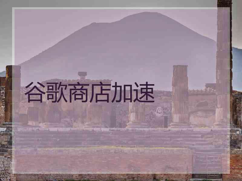 谷歌商店加速