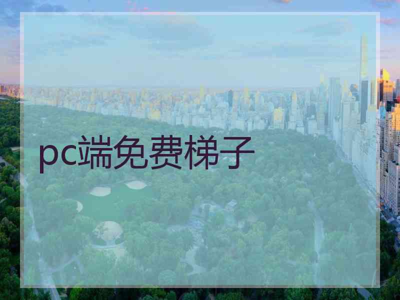 pc端免费梯子
