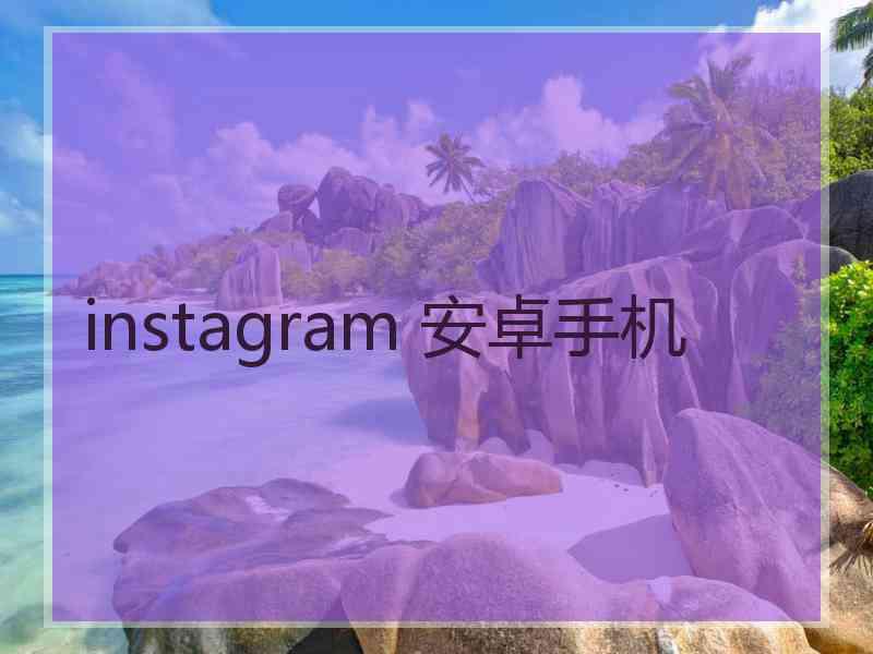 instagram 安卓手机