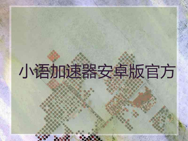 小语加速器安卓版官方