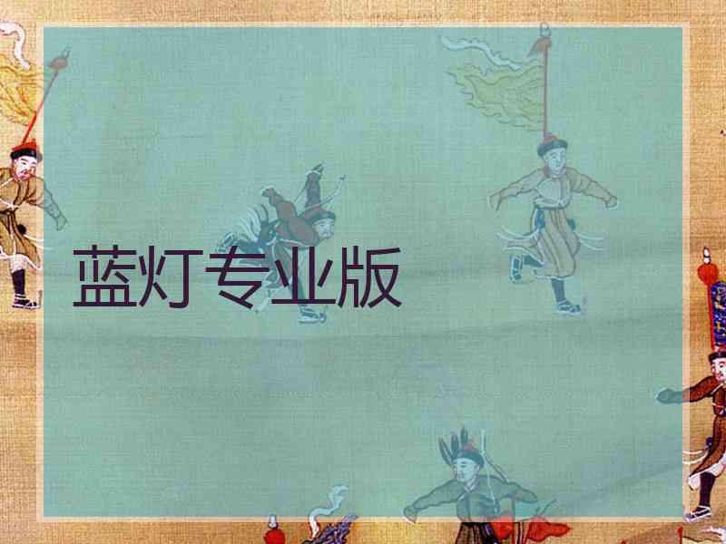 蓝灯专业版