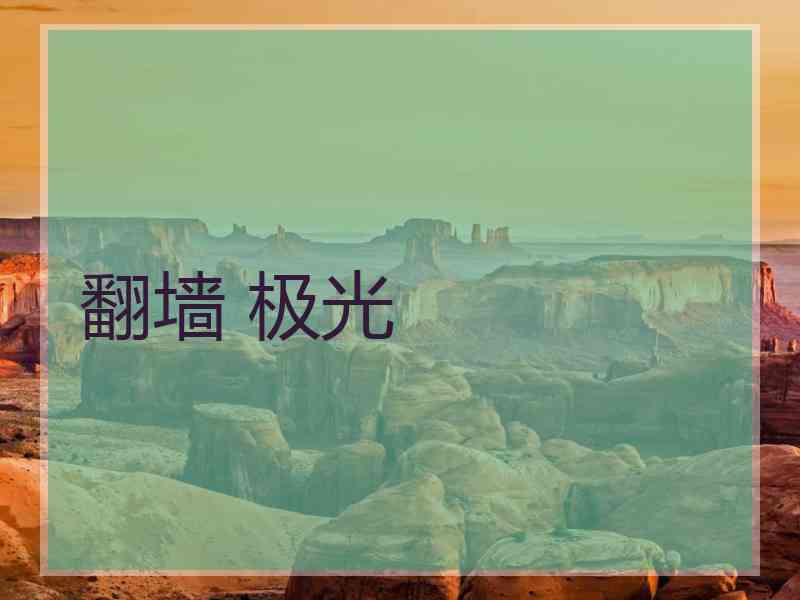 翻墙 极光