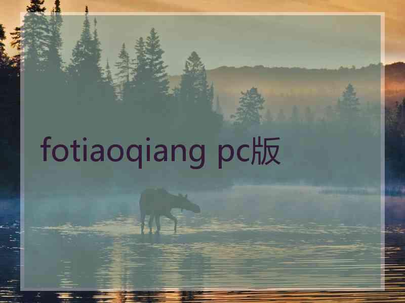 fotiaoqiang pc版