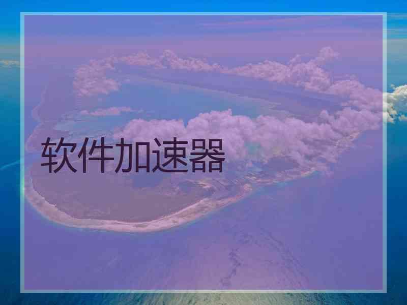 软件加速器