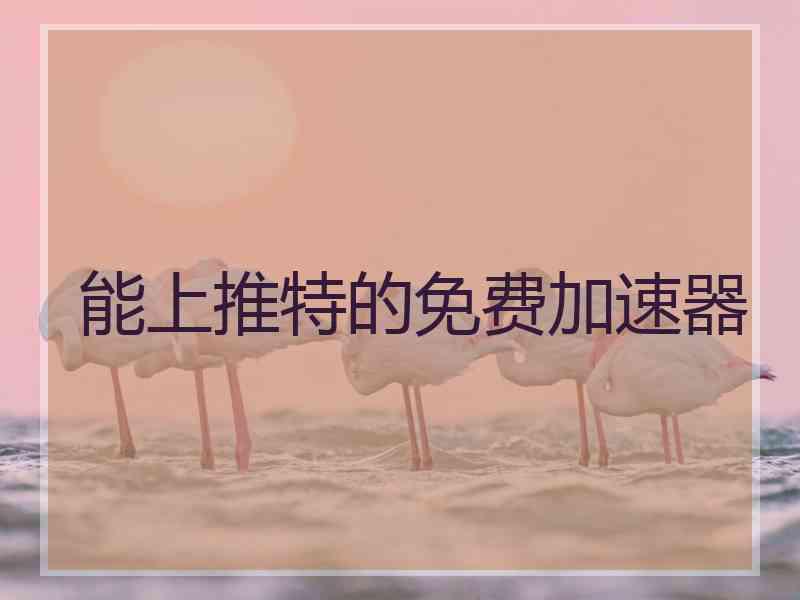 能上推特的免费加速器