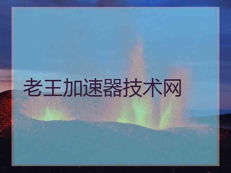 老王加速器技术网