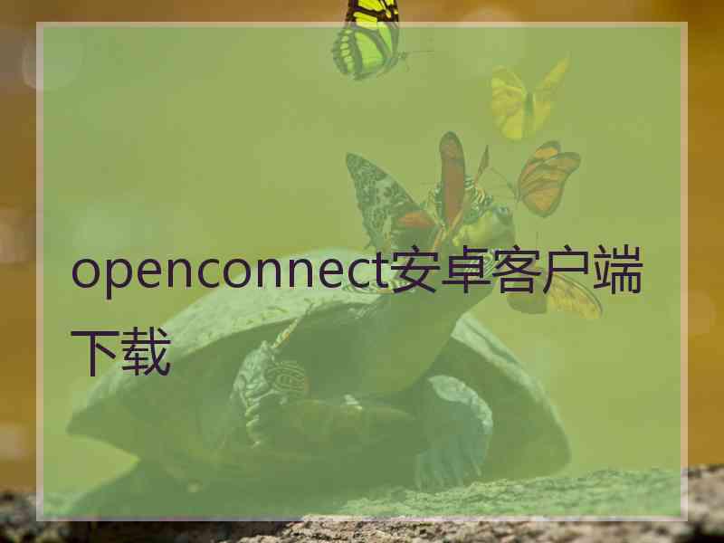 openconnect安卓客户端下载