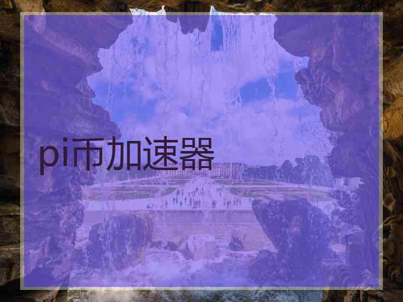 pi币加速器