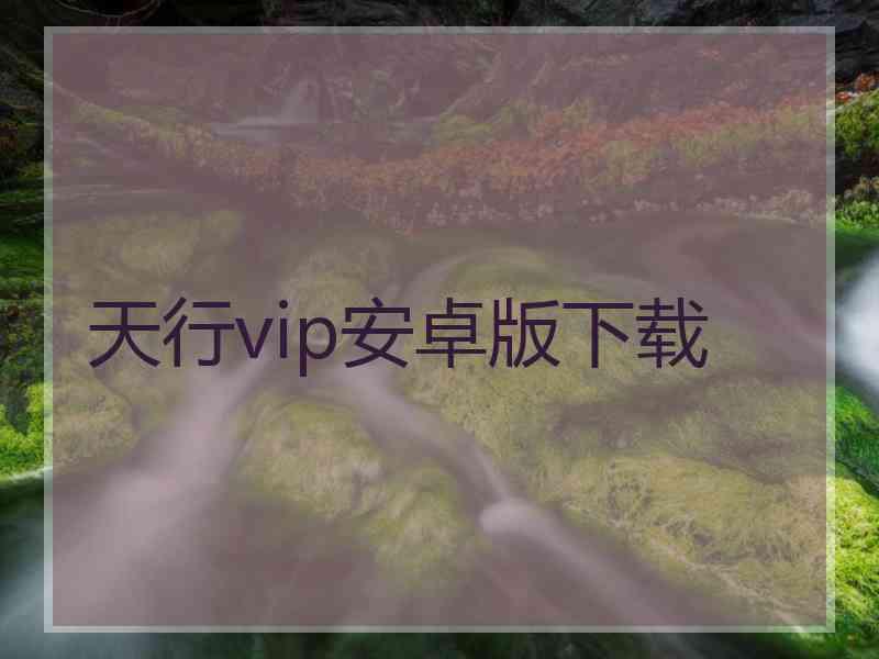 天行vip安卓版下载