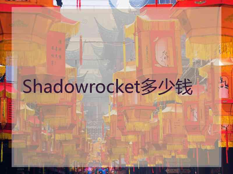 Shadowrocket多少钱