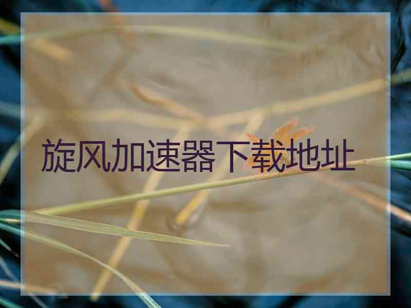 旋风加速器下载地址