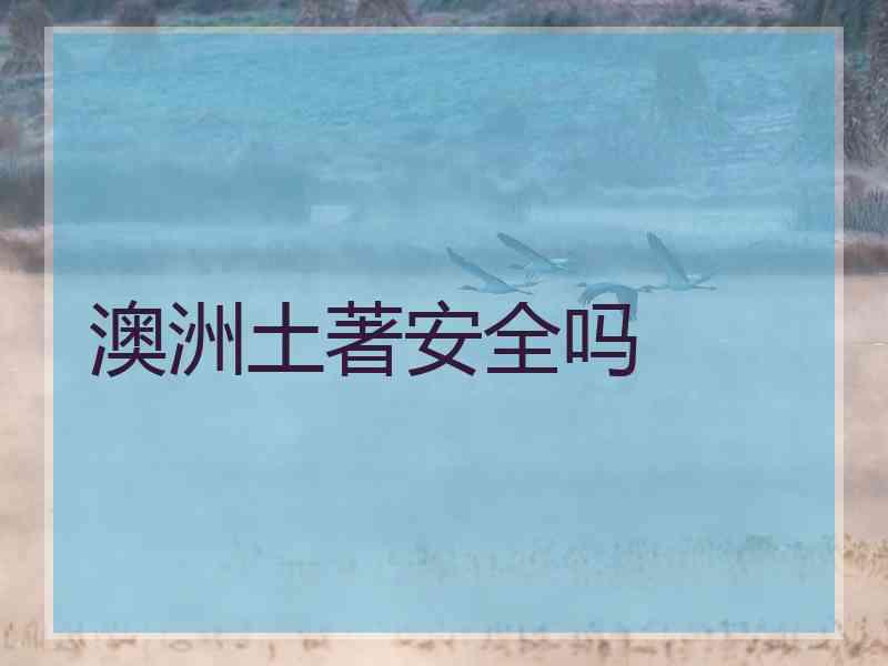 澳洲土著安全吗