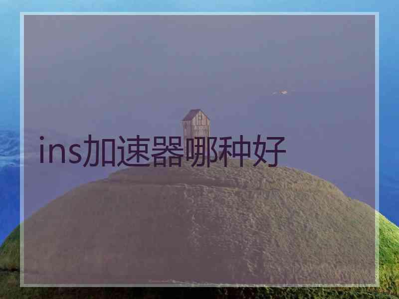 ins加速器哪种好