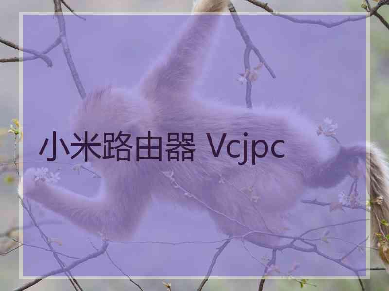 小米路由器 Vcjpc