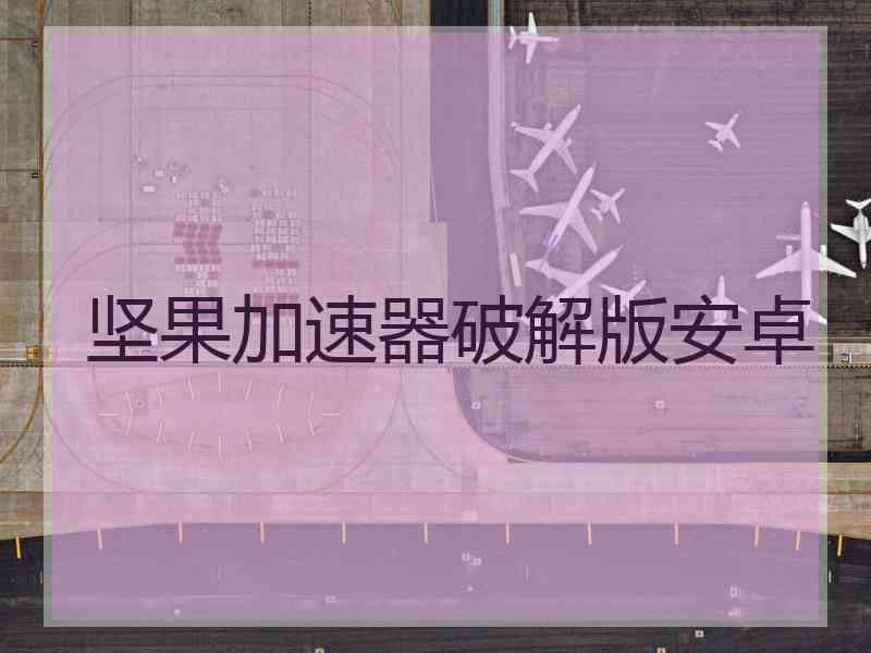 坚果加速器破解版安卓